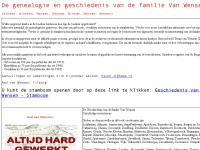 Screenshot van website
