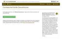 Screenshot van website