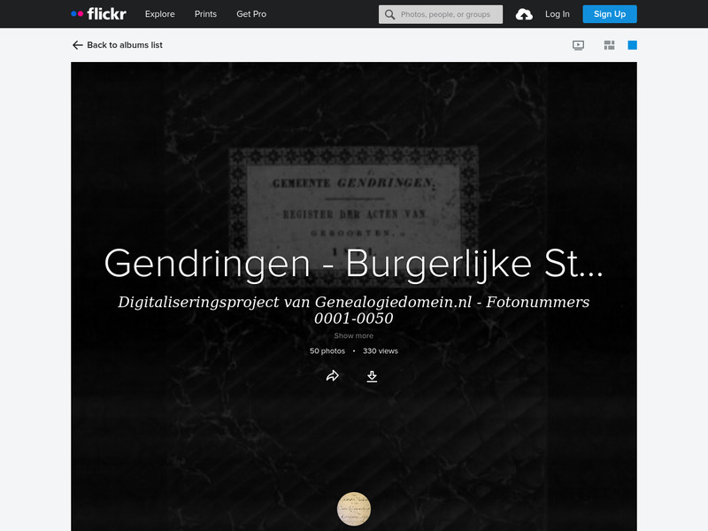 Screenshot van website