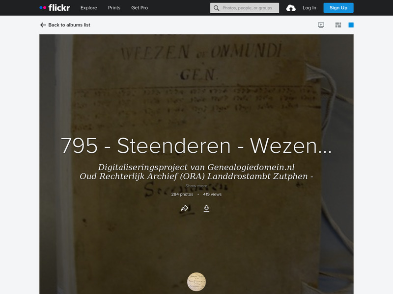Screenshot van website