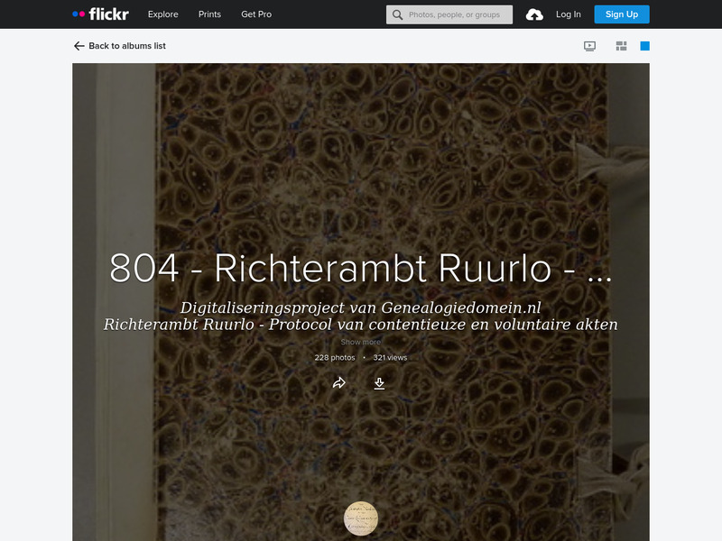 Screenshot van website