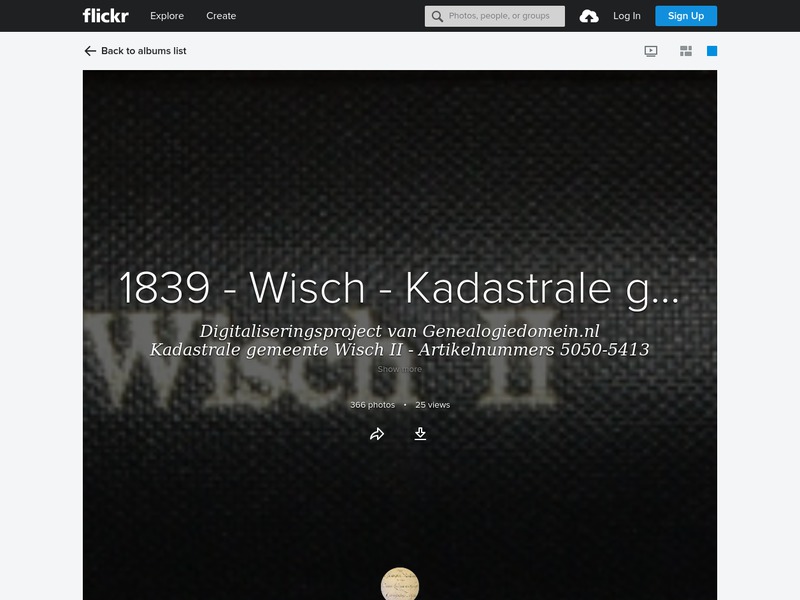 Screenshot van website