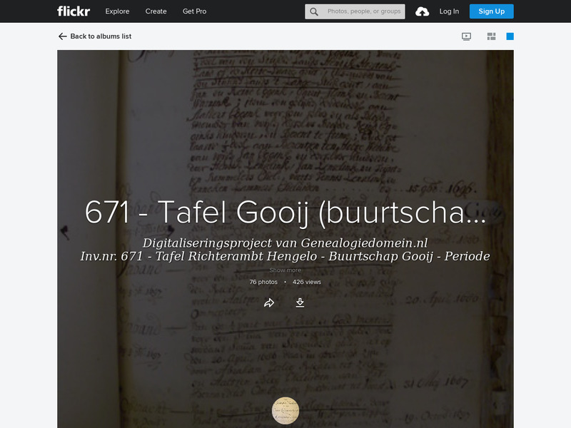 Screenshot van website