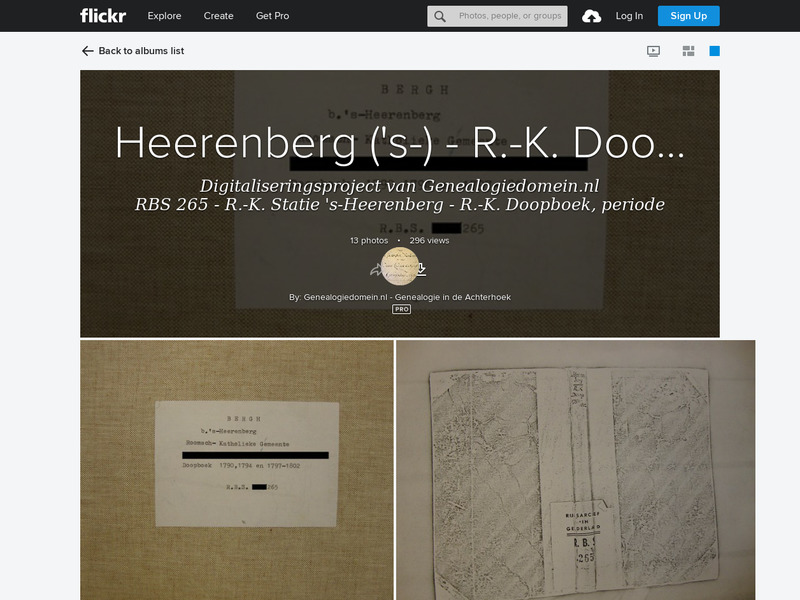 Screenshot van website