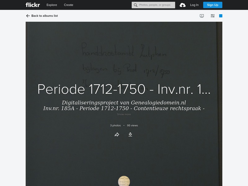 Screenshot van website