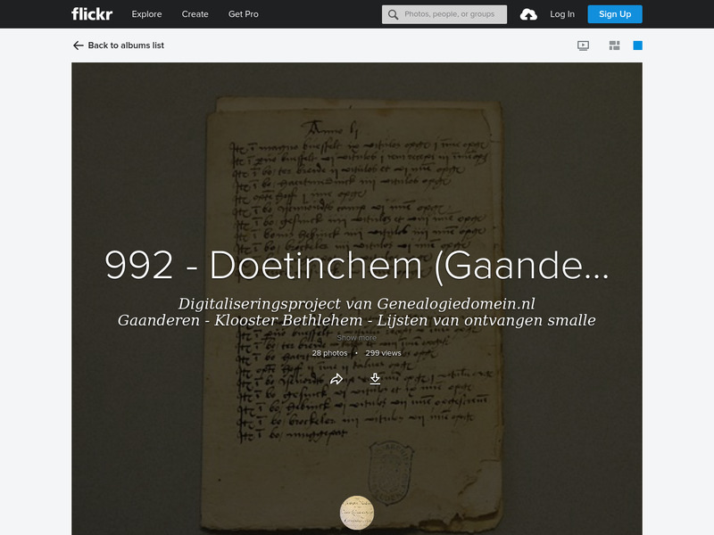 Screenshot van website