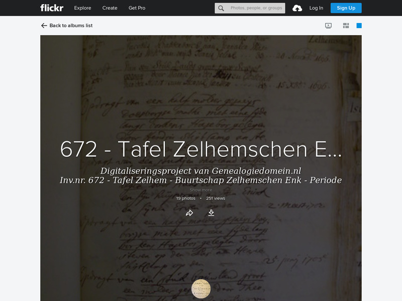 Screenshot van website