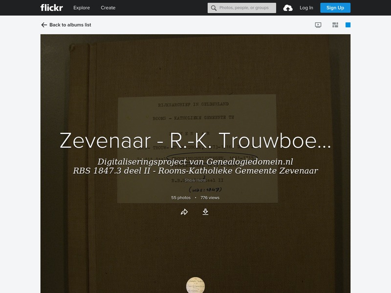 Screenshot van website