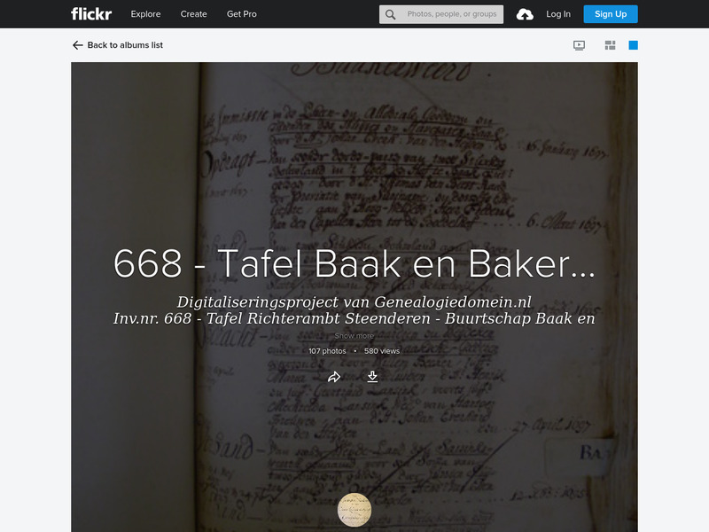 Screenshot van website