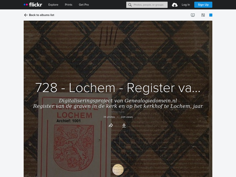Screenshot van website