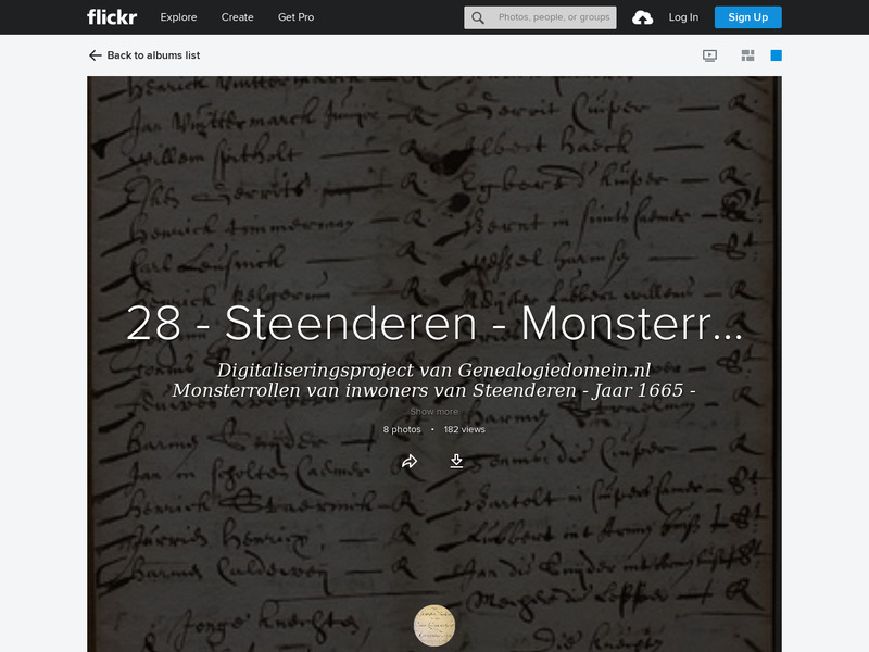 Screenshot van website