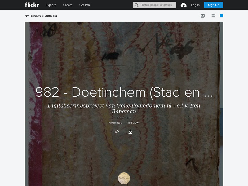Screenshot van website