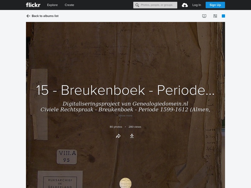 Screenshot van website