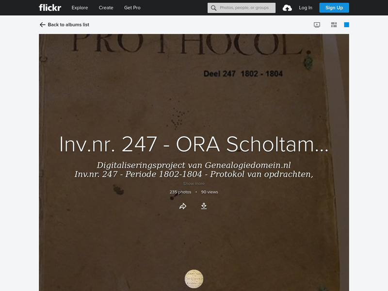 Screenshot van website