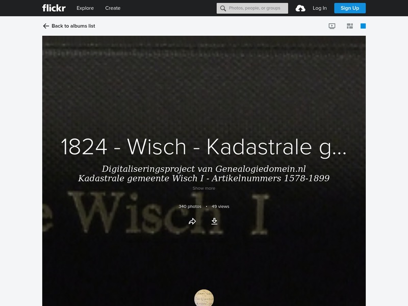 Screenshot van website