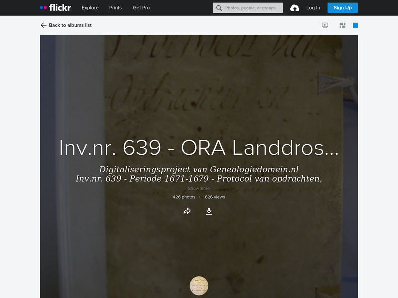 Screenshot van website