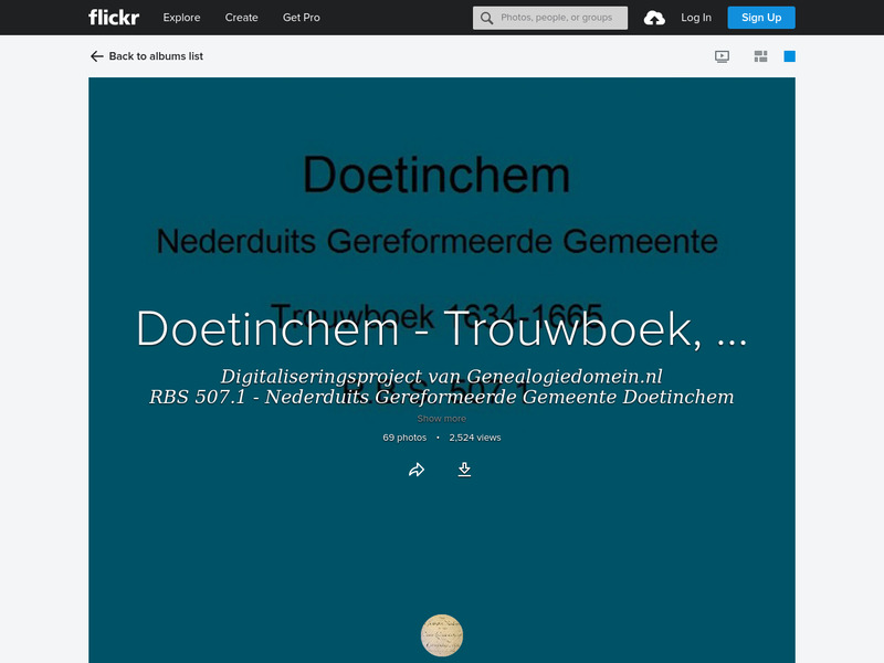 Screenshot van website