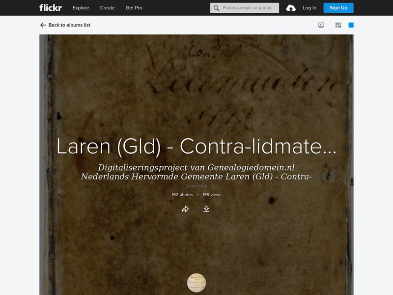 Screenshot van website