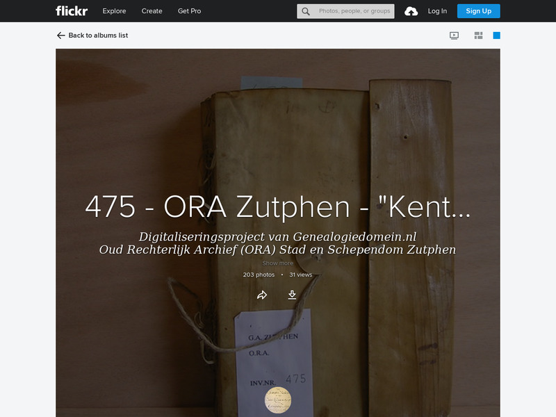 Screenshot van website