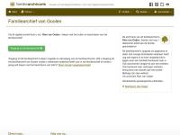 Screenshot van website