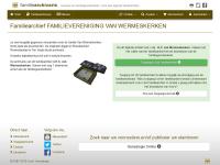 Screenshot van website