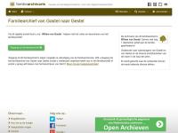 Screenshot van website