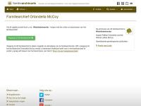 Screenshot van website