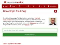 Screenshot van website