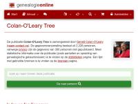 Screenshot van website