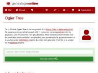 Screenshot van website