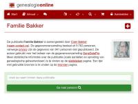 Screenshot van website