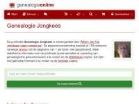 Screenshot van website