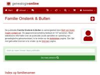 Screenshot van website