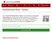 Screenshot van website