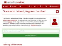 Screenshot van website