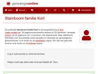 Screenshot van website