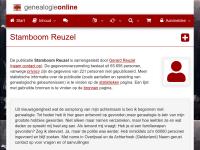 Screenshot van website