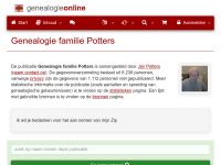 Screenshot van website