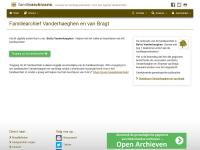 Screenshot van website