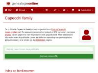 Screenshot van website
