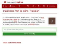 Screenshot van website