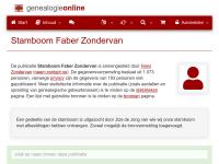 Screenshot van website