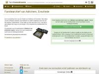 Screenshot van website