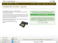 Screenshot van website