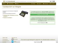Screenshot van website