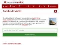 Screenshot van website