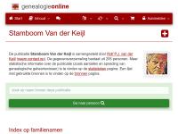 Screenshot van website