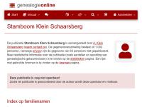 Screenshot van website