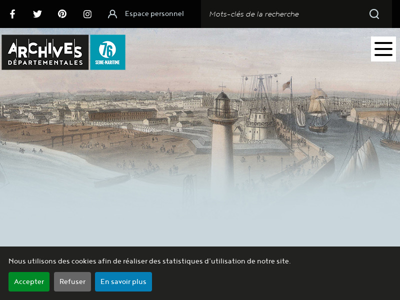 Screenshot van website