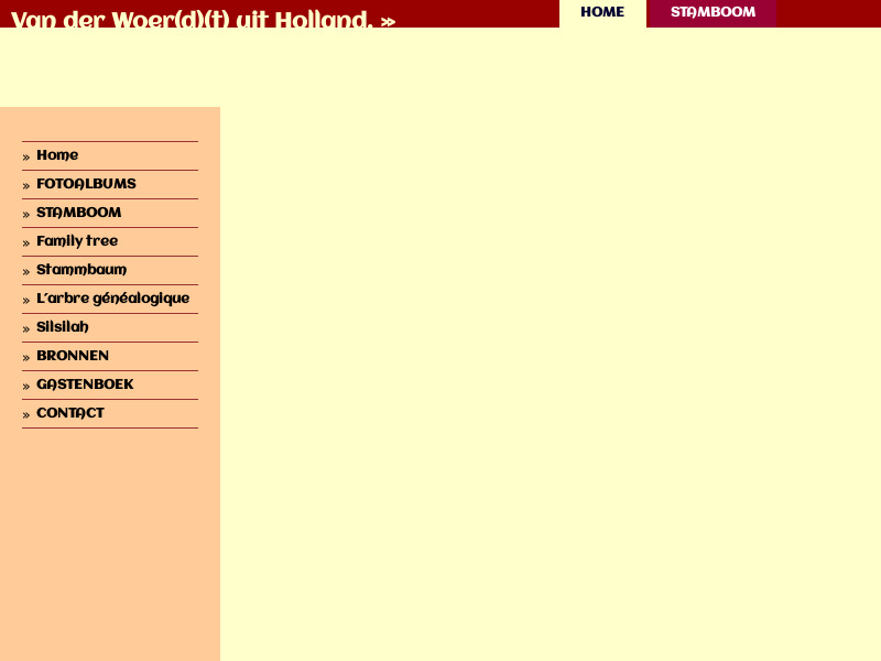 Screenshot van website